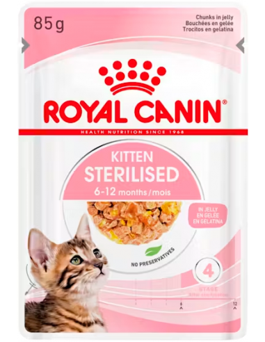 Royal Canin Kitten Sterilised Jelly 85 gr. EAN 9003579007174