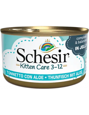 Schesir Cat Kitten Tonyina amb Aloe. 85 gr 8005856750330