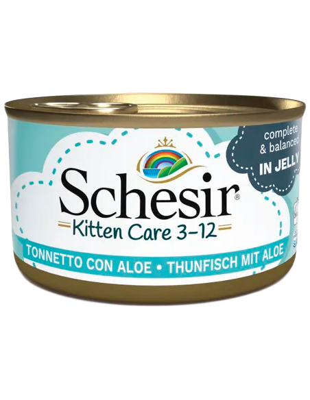 Schesir Cat Kitten Atún con Aloe. 85 gr 8005856750330