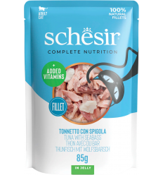 Schesir Cat Tonyina i Llobarro 85 gr. EAN 8005852171054