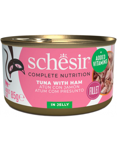 Schesir Cat Atún con Jamón 85 gr. EAN 8005852750020