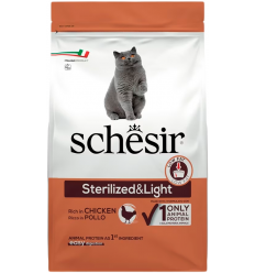 Schesir Cat Sterilized & Light Ric en Pollastre. EAN 8005852760562 / 8005852760845