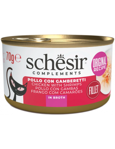 Schesir Cat Pollastre amb Gambes 70 gr. 8005852615671