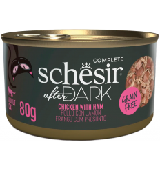 Schesir Cat After Dark Pollastre amb Pernil 80 gr. EAN 8005852212412