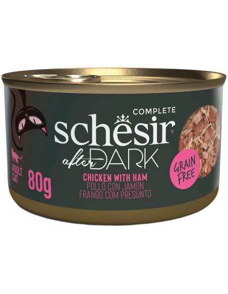 Schesir Cat After Dark Pollo con Jamón 80 gr. EAN 8005852212412