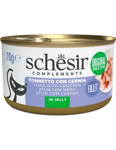 Schesir Cat Atún con Mero 85 gr. EAN 8005852122339