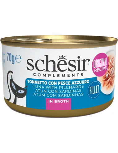Schesir Cat Atún con Sardinas 70 gr. EAN 8005852122339