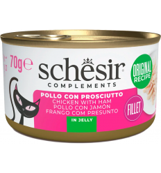 Schesir Cat Pollastre amb Pernil 70 gr. EAN 8005852121363