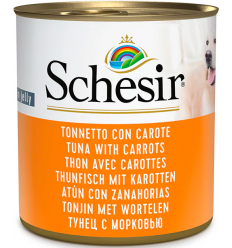 Schesir Dog Atún con Zanahorias 285 gr. EAN 8005852280510