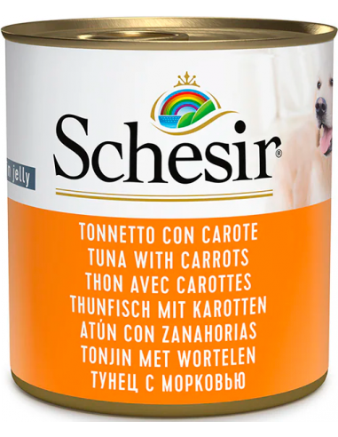 Schesir Dog Atún con Zanahorias 285 gr. EAN 8005852280510