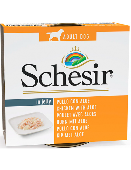 Schesir Dog Pollastre amb Aloe 150 gr. EAN 8005852712561