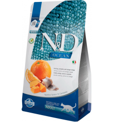 Farmina N&D Ocean Grain Free Adult Areng, Carbassa i Taronja. 8010276036759 / 8010276036704