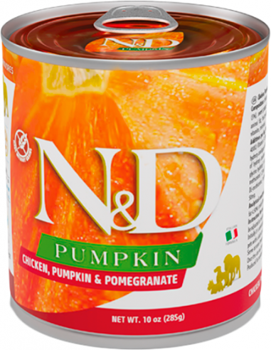 Farmina N&D Adult Pollo, Calabaza y Granada 285 gr. EAN 8606014102567