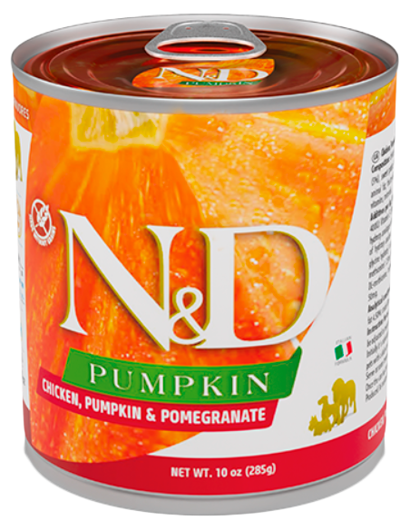 Farmina N&D Adult Pollo, Calabaza y Granada 285 gr. EAN 8606014102567