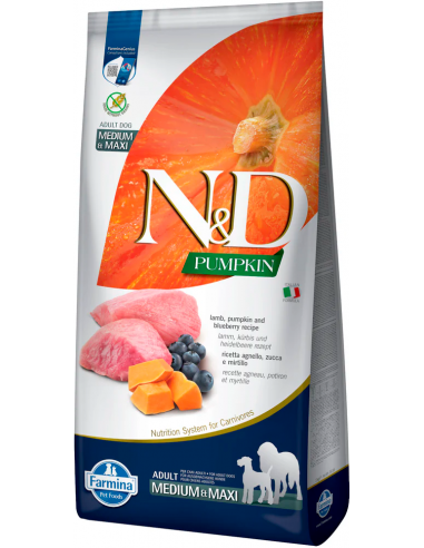 Farmina N&D Adult Medium & Maxi Xai i Nabius. EAN 8010276033369