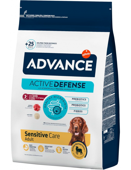 Advance Dog Adult Sensitive Cordero y Arroz. EAN 8410650173535
