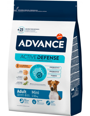 Advance Dog Adult Mini Pollastre. EAN 8410650150185 / 8410650623849 / 8410650582047