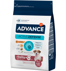 Advance Dog Senior Mini Pollo y Arroz. EAN 8410650150253