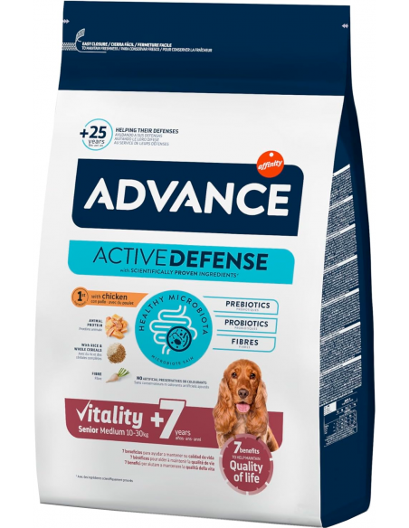 Advance Dog Senior Medium Pollo y Arroz. EAN 8410650173566