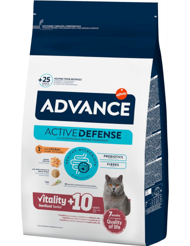 Advance Cat Senior +10 Sterilized Pollo