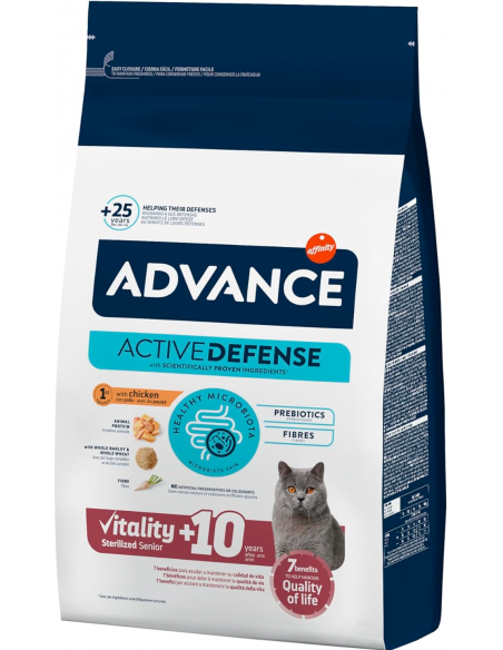 Advance Cat Senior +10 Sterilized Pollastre