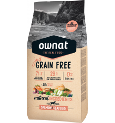 Ownat Dog Adult Grain Free Just Salmó i Marisc. 8429037016914 / 8429037016921