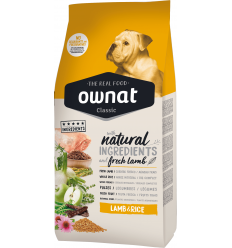 Ownat Classic Adult Cordero y Arroz. EAN 8429037016136 / 8429037016112 / 8429037014699