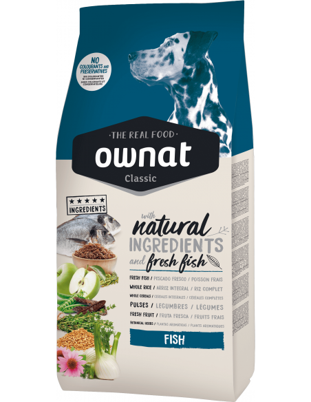 Ownat Classic Adult Pescado. 8429037016105 / 8429037016099 / 8429037014729