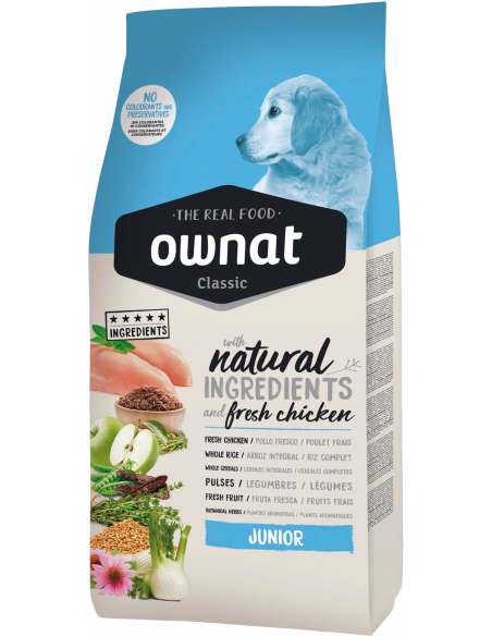 Ownat Classic Junior Pollo. EAN 8429037014675 / 8429037016020