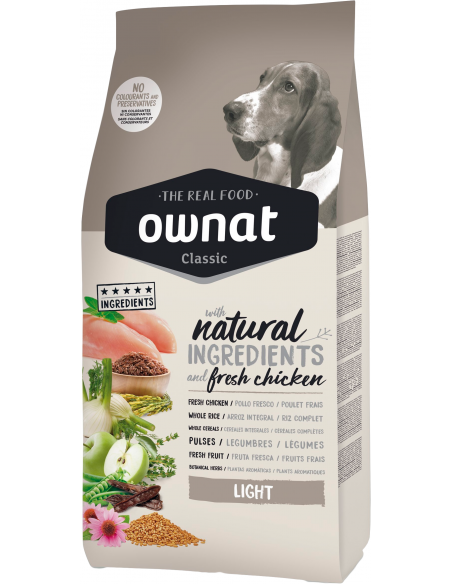 Ownat Classic Light Adult Pollo. EAN 8429037016150 / 8429037014736