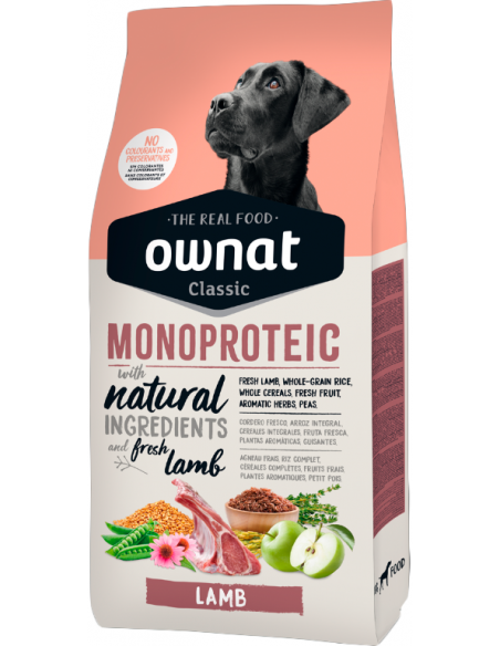 Ownat Dog Classic Adult Monoproteic Lamb