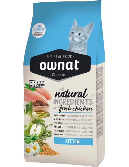 Ownat Cat Classic Kitten. EAN 8429037016259 / 8429037016266