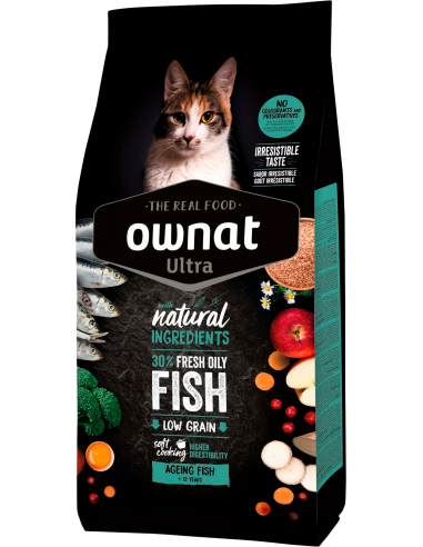 Ownat Cat Ultra Ageing Fish. EAN 8429037002733