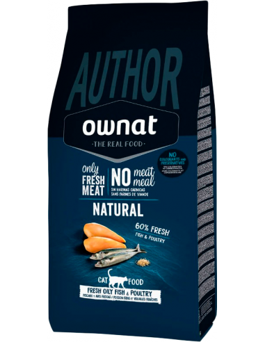 Ownat Cat Adult Author Fresh Oily Fish & Poultry. EAN 8429037015245