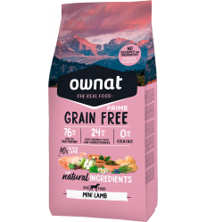 Ownat Dog Adult Mini Grain Free Prime Lamb. EAN 8429037016389