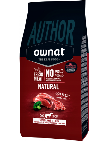 Ownat Dog Author Fresh Lamb & Pork. EAN 8429037015184