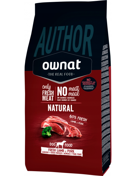 Ownat Dog Author Fresh Lamb & Pork. EAN 8429037015184