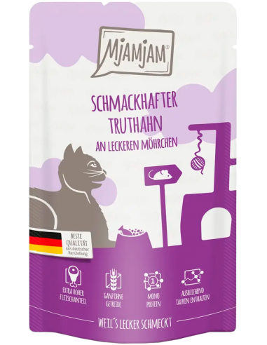 MjAMjAM Cat Pavo con Zanahorias 125 gr. EAN 4260512871895