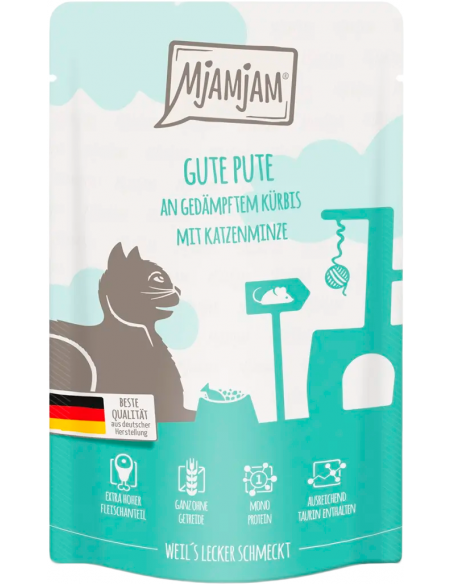 MjAMjAM Cat Adult Gall Dindi amb Carbassa al Vapor 125 gr. EAN 4260512870676