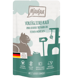 MjAMjAM Cat Vedella amb Gall Dindi i Pastanagues 125 gr. EAN 4260512870690