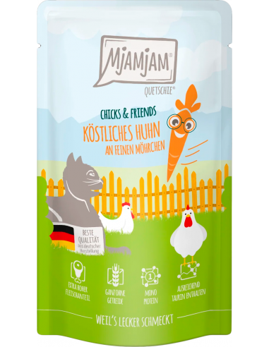 MjAMjAM Cat Pollo con Zanahorias 125 gr. EAN 4255634605763