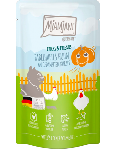 MjAMjAM Cat Pollo con Calabaza al Vapor 125 gr. EAN 4255634605800