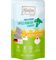 MjAMjAM Cat Pollo con Brócoli 125 gr. 4255634603738