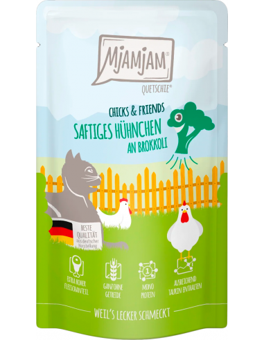 MjAMjAM Cat Pollastre amb Bròquil 125 gr. 4255634603738