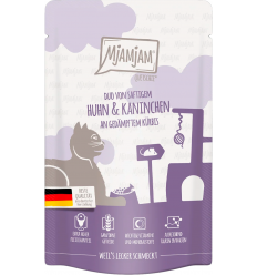 MjAMjAM Cat Duo Pollo y Conejo con Calabaza al Vapor 125 gr. EAN 4255634605039