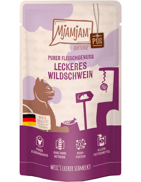 MjAMjAM Cat Jabalí Puro 125 gr. EAN 4255634605268