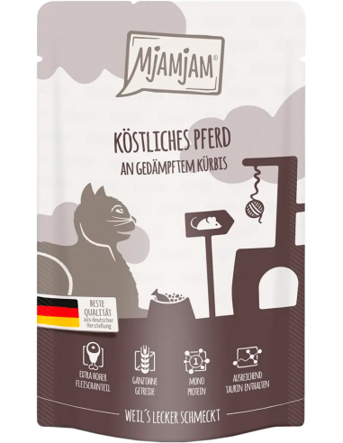 MjAMjAM Cat Caballo con Calabaza al Vapor 125 gr. EAN 4260512870683