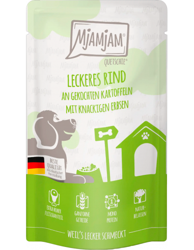 MjAMjAM Dog Vedella amb Patates i Pèsols 125 gr. EAN 4260512879891