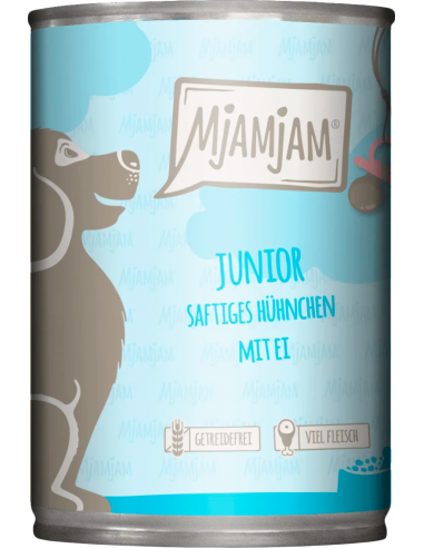 MjAMjAM Dog Junior Pollastre i Ou