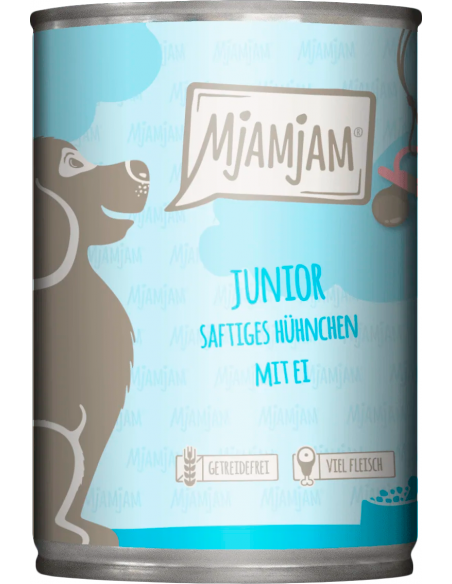 MjAMjAM Dog Junior Pollo y Huevo